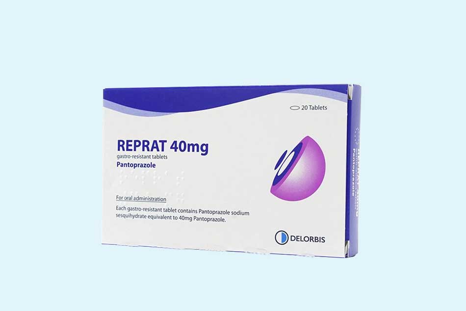 Hình ảnh hộp thuốc Reprat 40mg