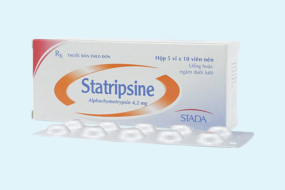 Thuốc Statripsine - Chống viêm, giảm đau, chống nhiễm trùng