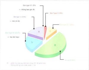 Hình 13-2 Phân loại da Fitzpatrick ở Hàn Quốc