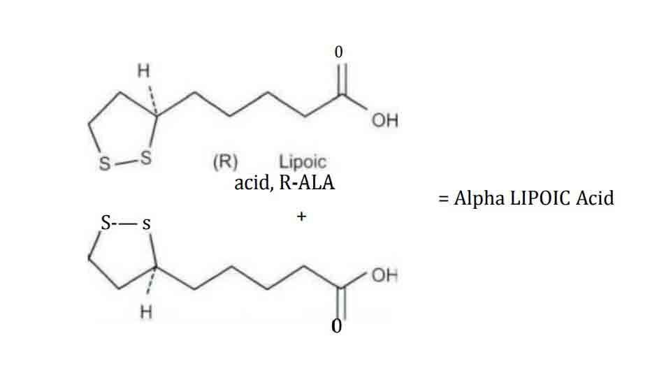 Hình 6-4 Cấu trúc hóa hoc của acid lipoic