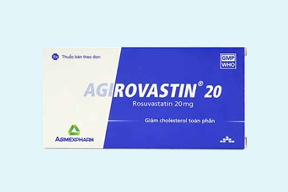 Hình ảnh hộp thuốc Agirovastin 20mg