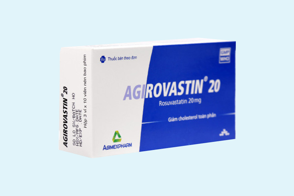 Thuốc điều trị tăng cholesterol máu Agirovastin