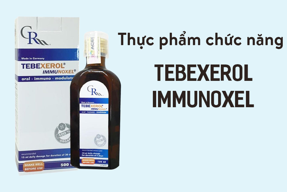 Sản phẩm chức năng Tebexerol Immunoxel tăng cường miễn dịch