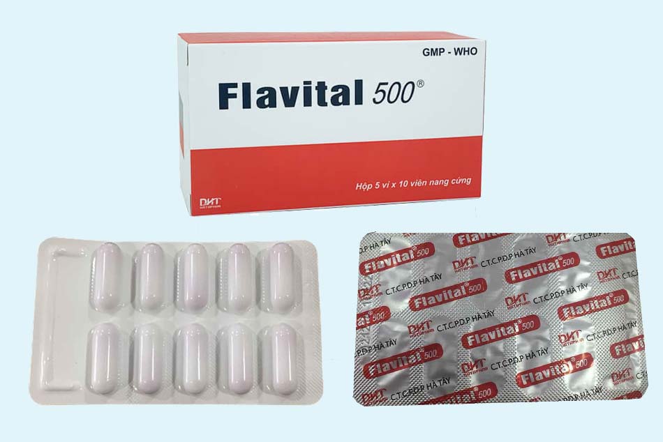 Hình ảnh vỉ thuốc Flavital