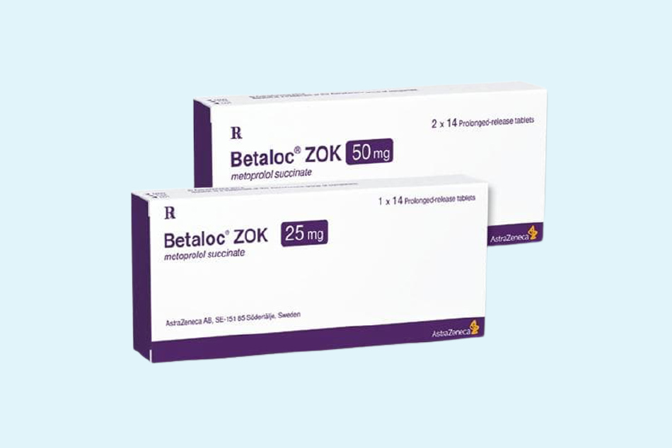 Hình ảnh các hộp thuốc Betaloc Zok
