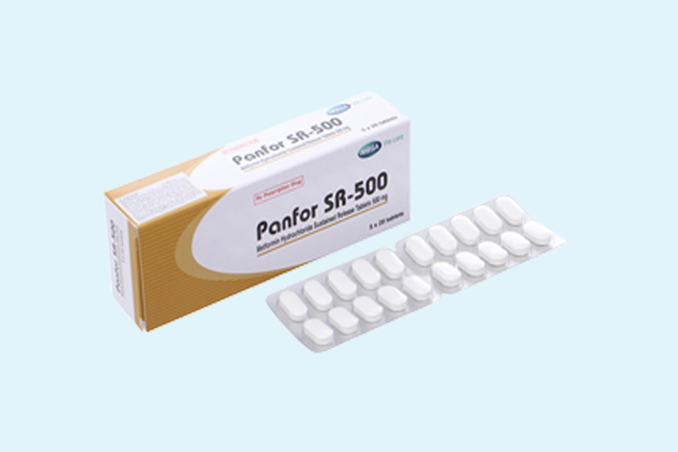 Dạng đóng gói của thuốc Panfor SR 500mg