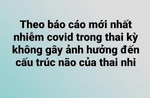 Theo báo cáo mới nhất, nhiễm covid trong thai kỳ không gây ảnh hưởng đến cấu trúc não của thai nhi.