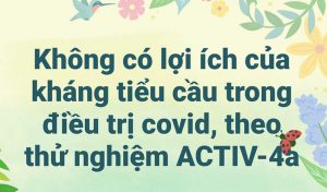 Không có lợi ích của kháng tiểu cầu trong điều trị covid