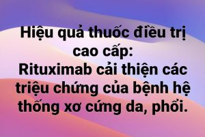 Rituximab cải thiện các triệu chứng của bệnh hệ thống xơ cứng da, phổi.