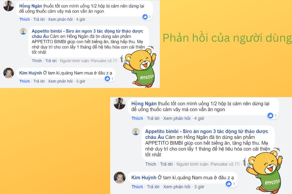 Phản hồi của người dùng