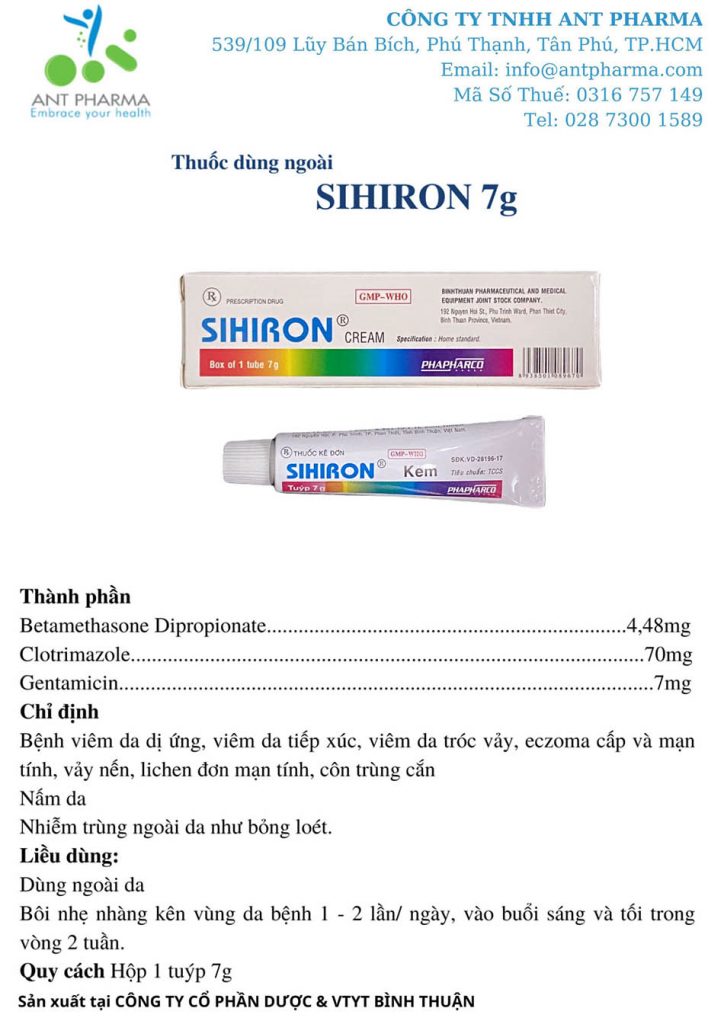 Hình ảnh của thuốc Sihiron