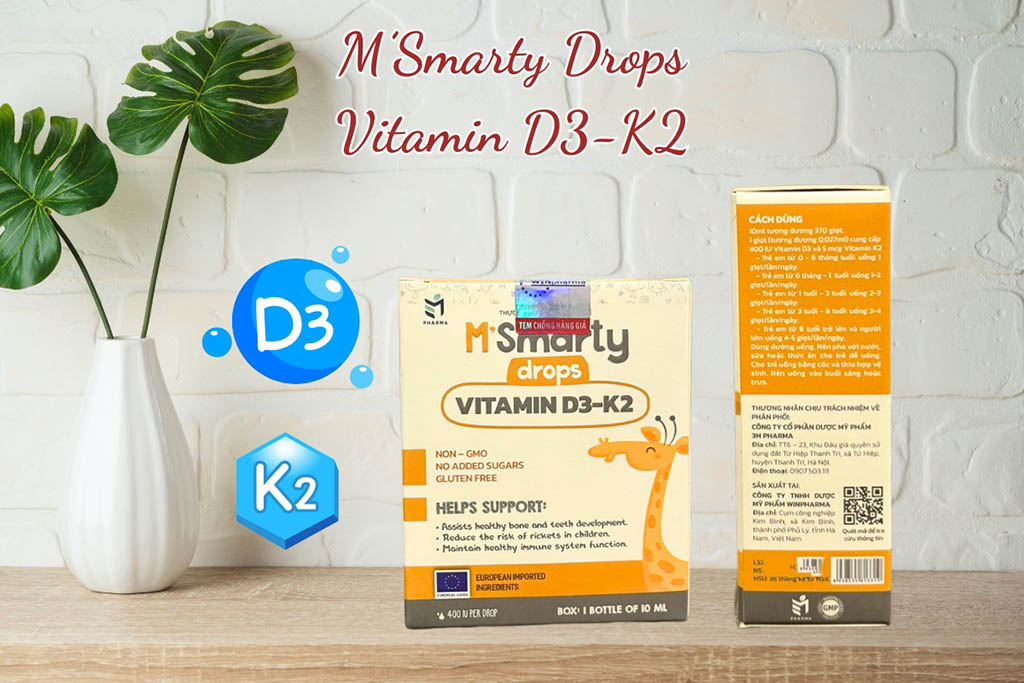 M’Smarty Drops Vitamin D3-K2