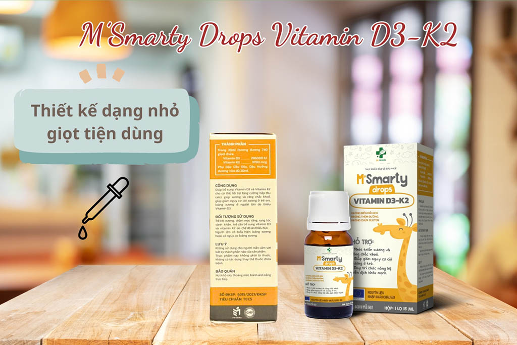 M’Smarty Drops Vitamin D3-K2