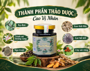 Thành phần thảo dược Cao Vị Nhân
