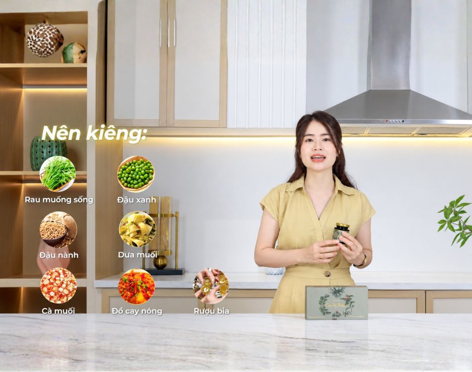 Khi dùng Cao Vị Nhân cần kiêng một số thực phẩm nhất định